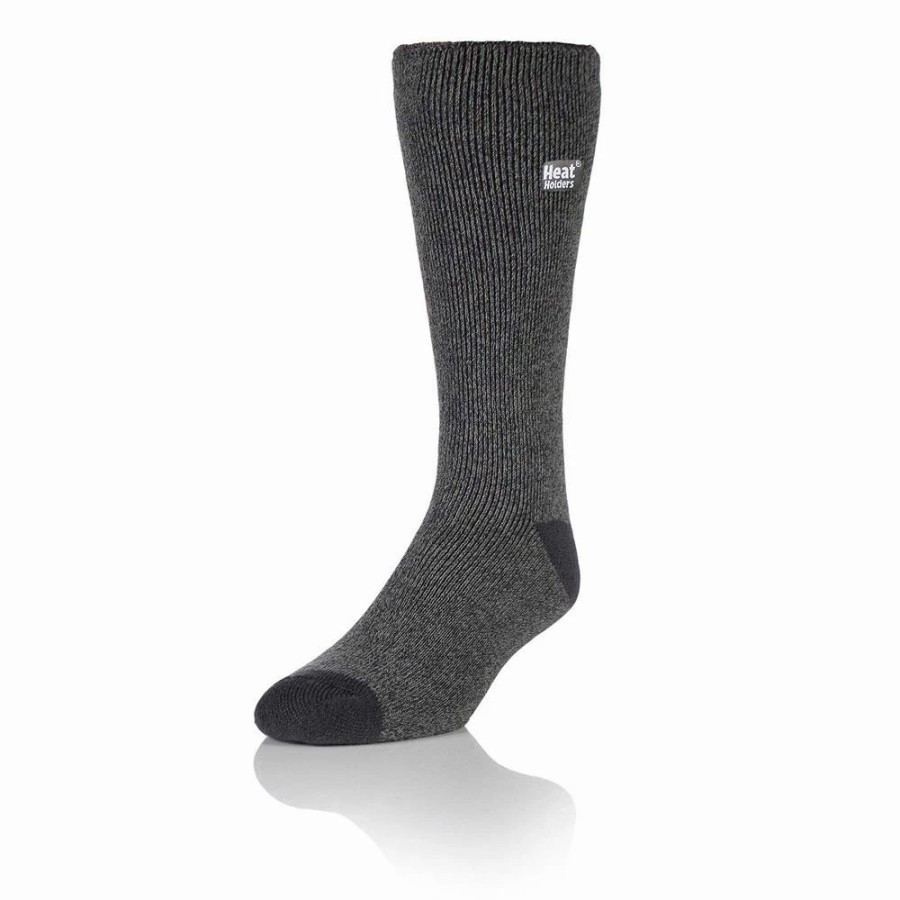 Socks & Hosiery * | Men'S Heat Holders Twist Lite Crew Socks