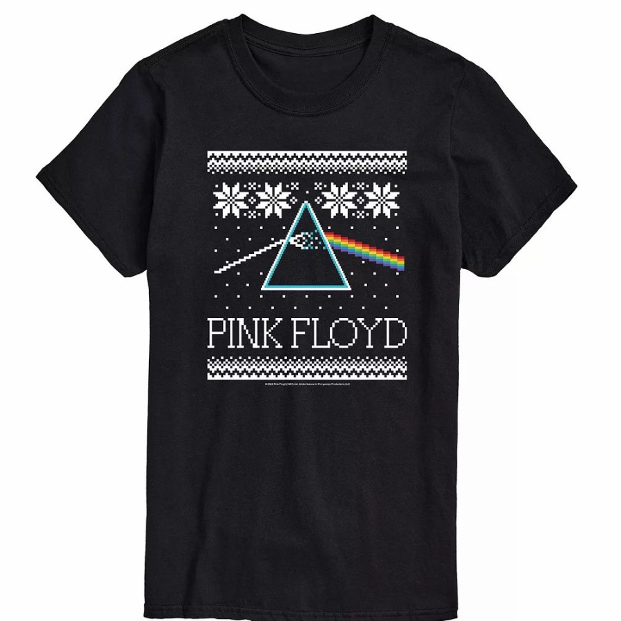 Tops * | Big & Tall Pink Floyd Holiday Tee