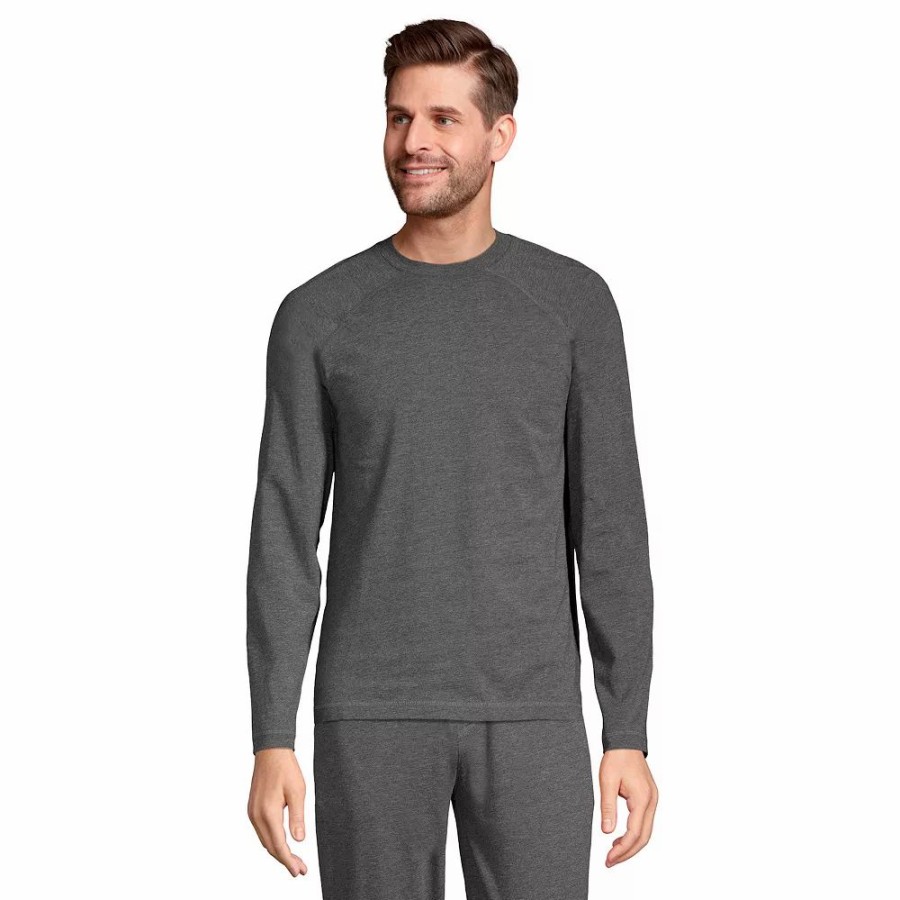 Sleepwear * | Big & Tall Lands' End Comfort Knit Tee