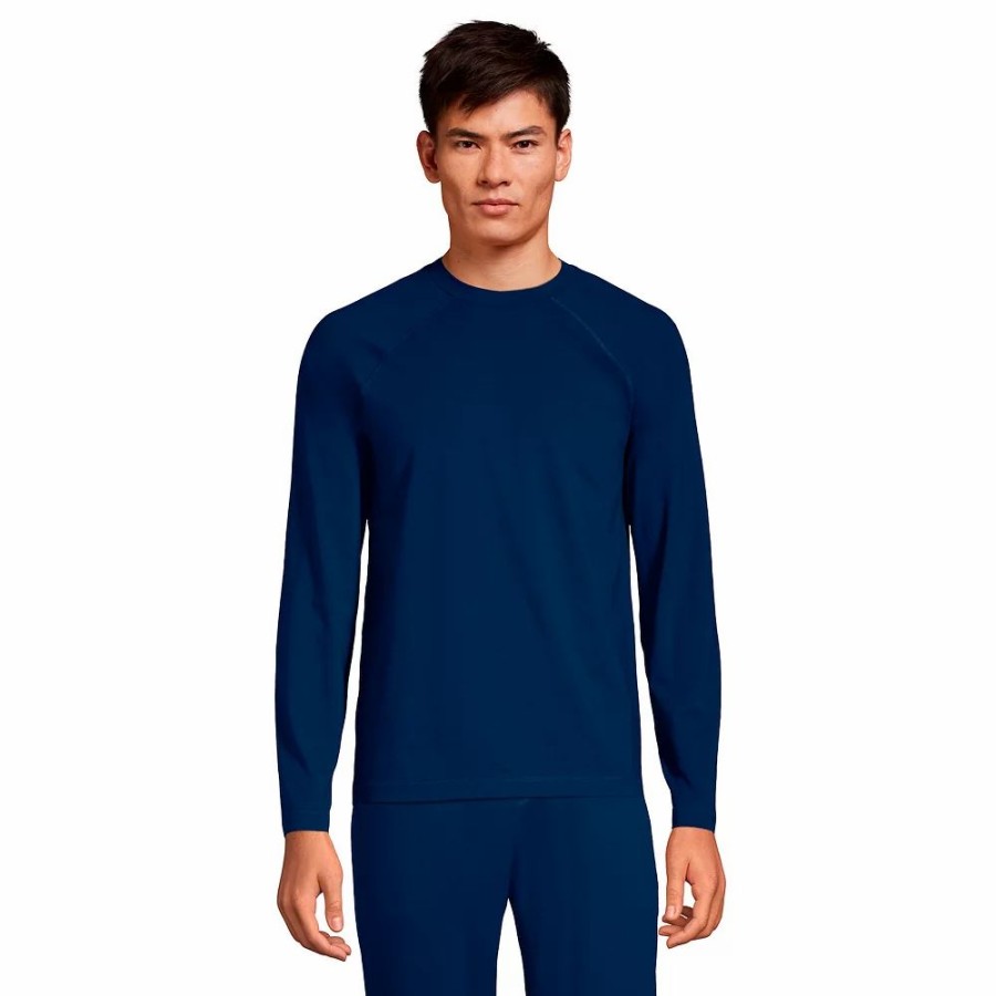 Sleepwear * | Big & Tall Lands' End Comfort Knit Tee