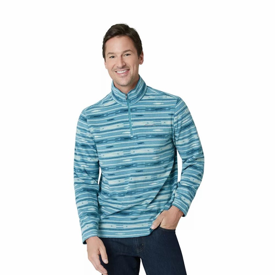 Tops * | Men'S Eddie Bauer Venture Fleece Quarter Zip Pullover