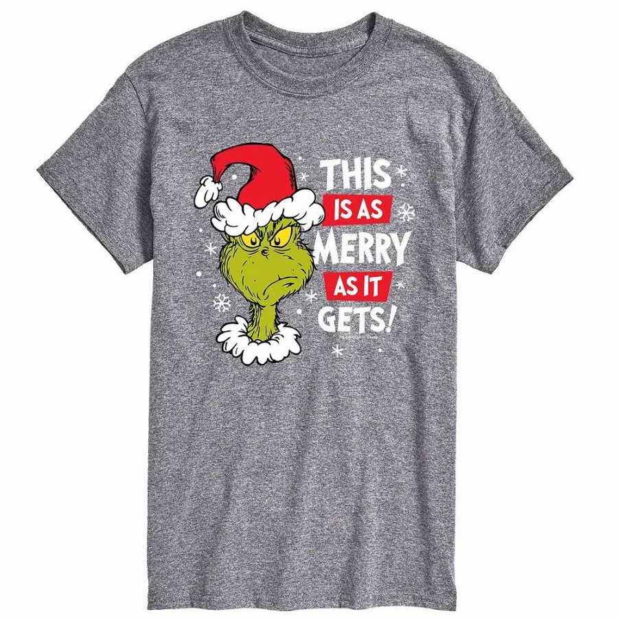 Tops * | Big & Tall Merry As It Gets Tee