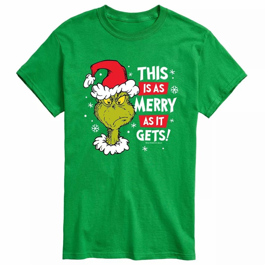 Tops * | Big & Tall Merry As It Gets Tee