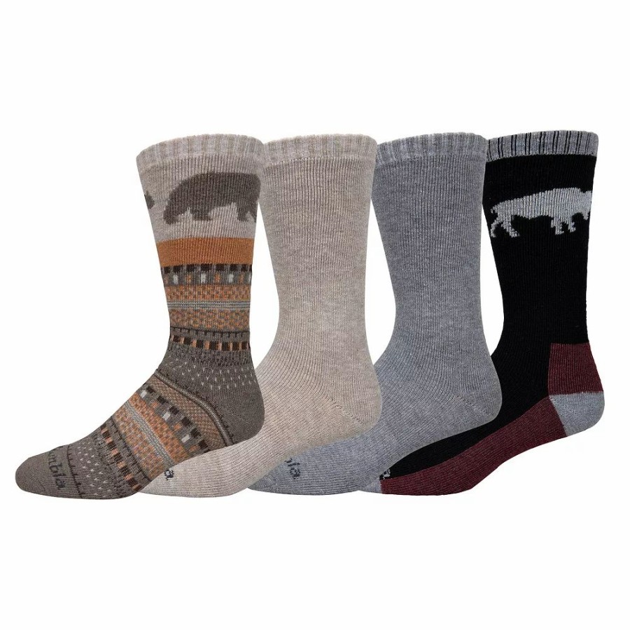 Socks & Hosiery * | Men'S Columbia Lifestyle Aspen Cushioned Wool Crew Socks