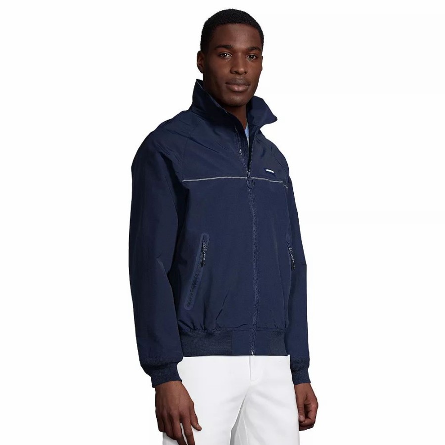 Outerwear * | Men'S Lands' End Lightweight Classic Squall Jacket