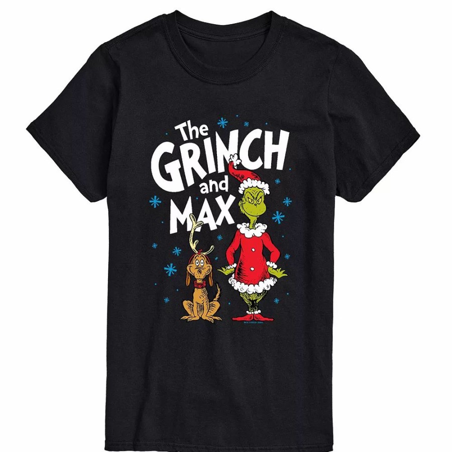 Tops * | Big & Tall Grinch The And Max Tee