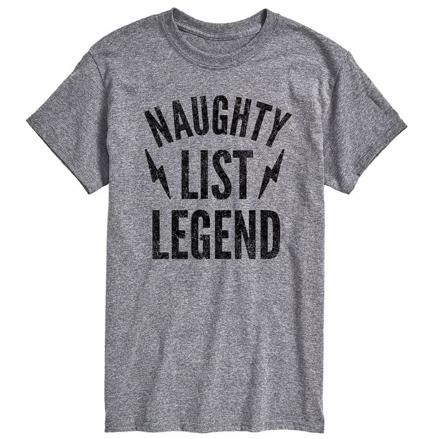 Tops * | Big & Tall Naughty List Legend Tee