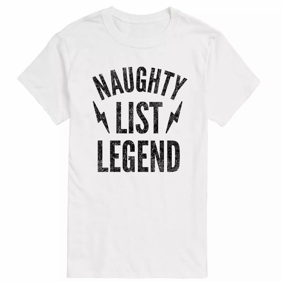 Tops * | Big & Tall Naughty List Legend Tee