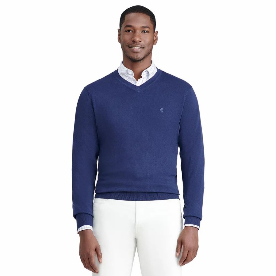 Tops * | Men'S Izod V-Neck Sweater