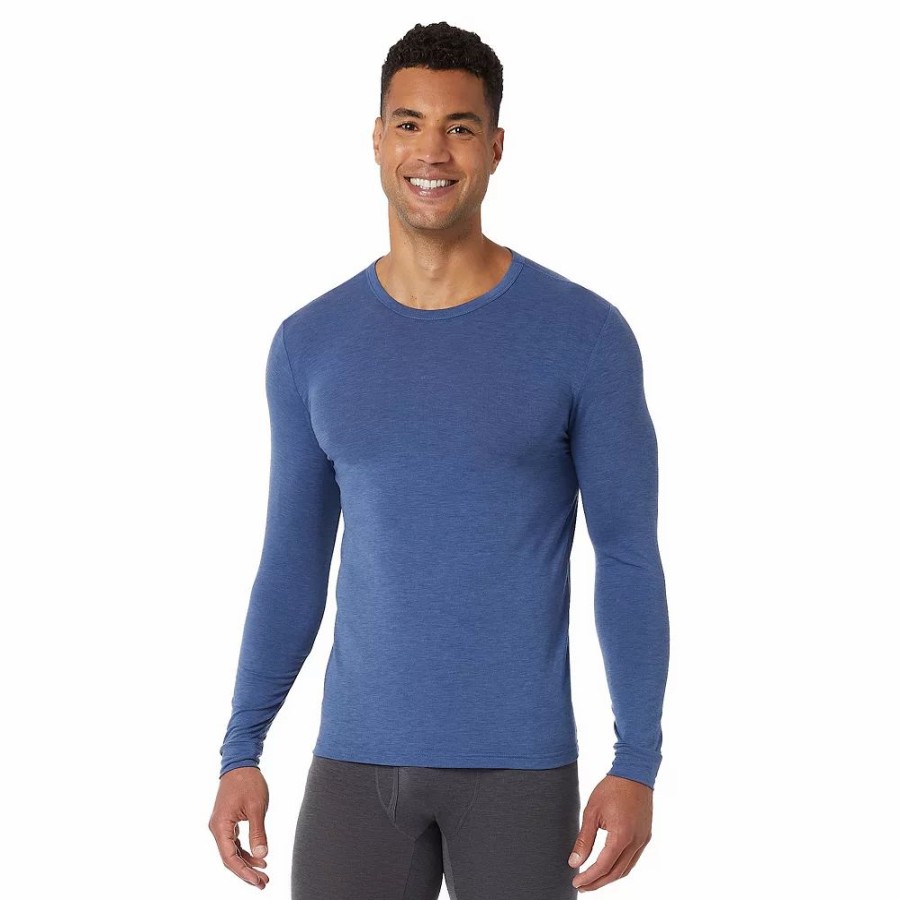 Tops * | Men'S Heatkeep Basic Lightweight Knit Crewneck Tee