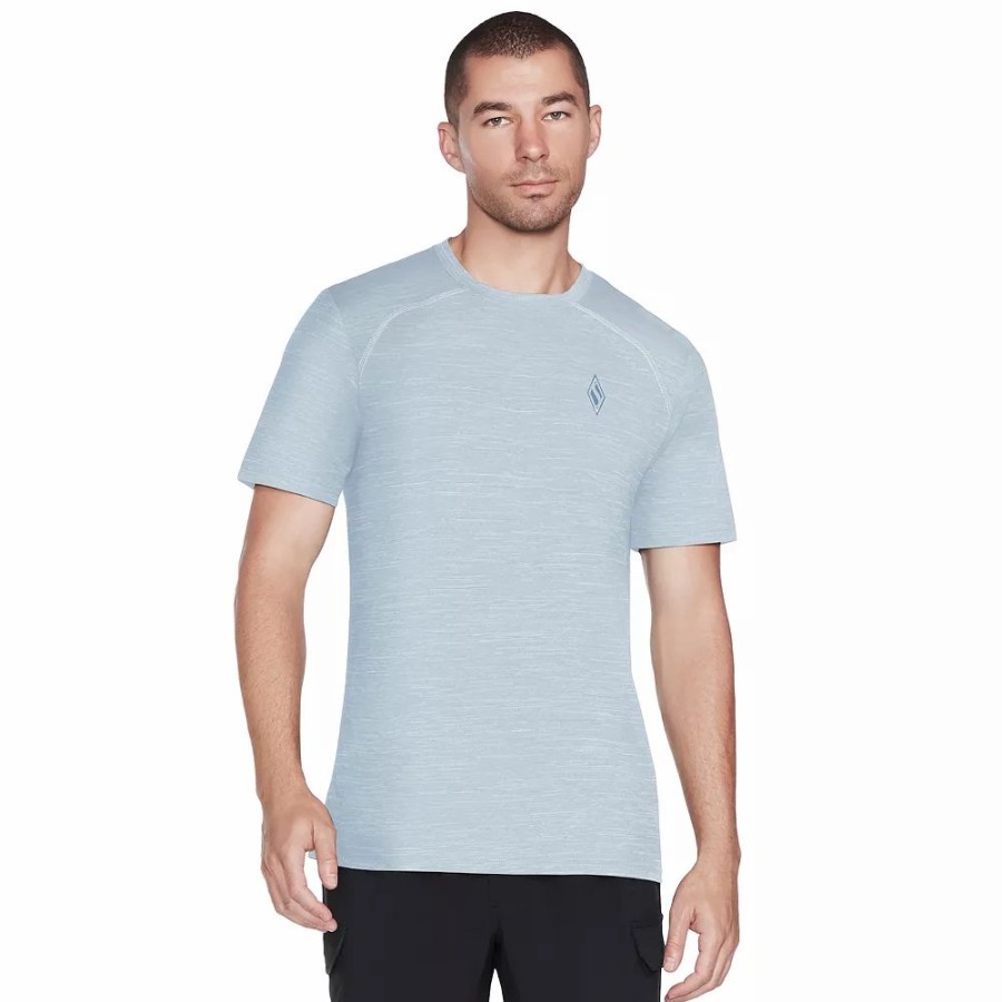 Tops * | Men'S Skechers Go Walk On The Road Tech Tee