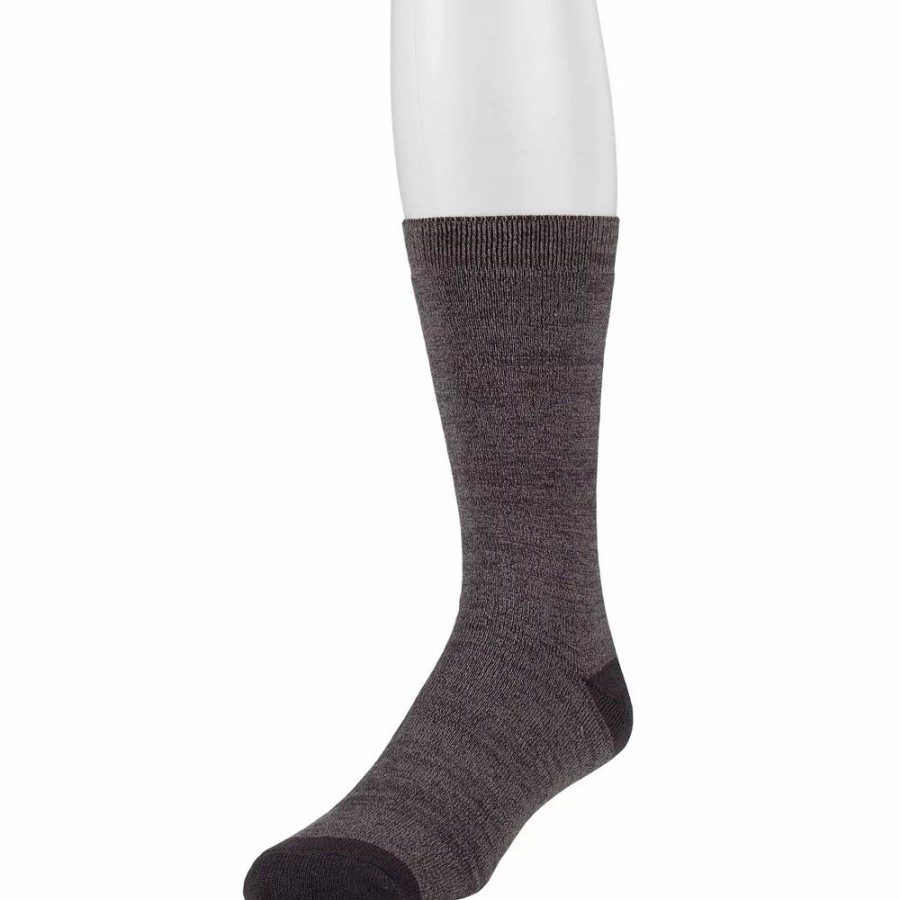 Socks & Hosiery * | Men'S Heat Holders Twist Ultra Lite Crew Socks