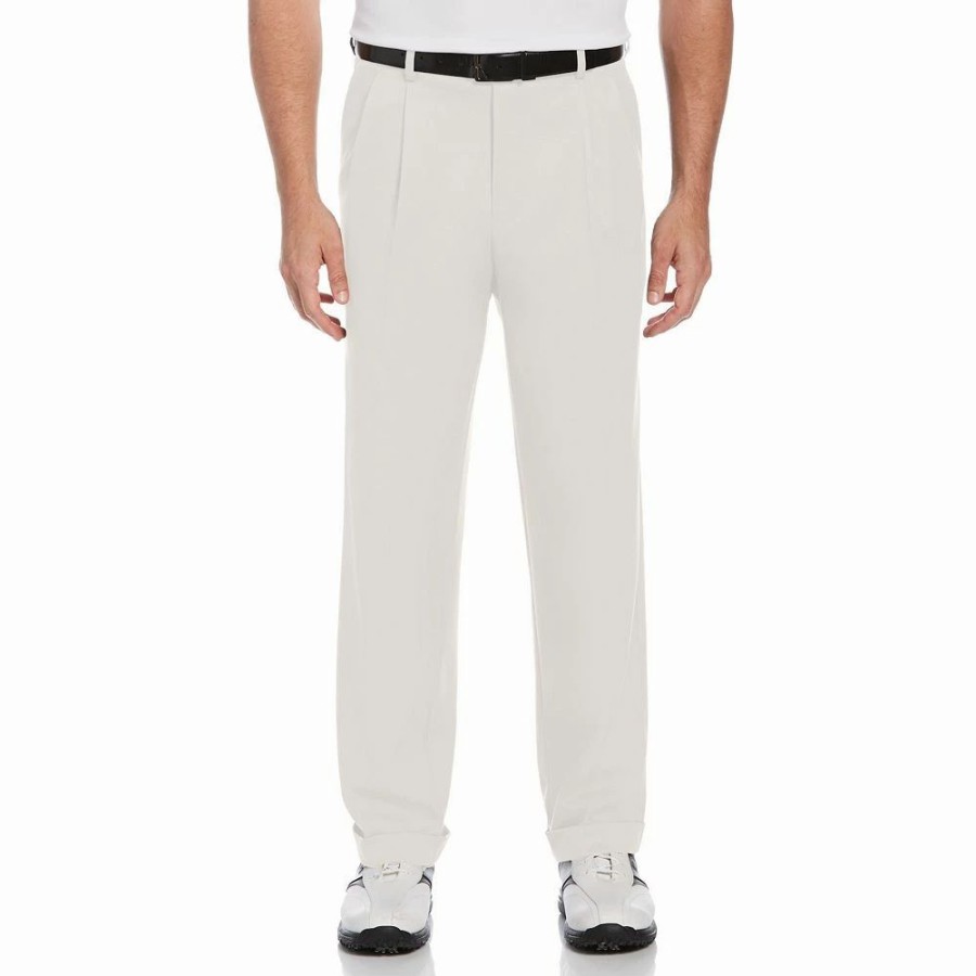 Bottoms * | Men'S Grand Slam Classic-Fit Driflow Double-Pleated Expandable Waistband Performance Golf Pants