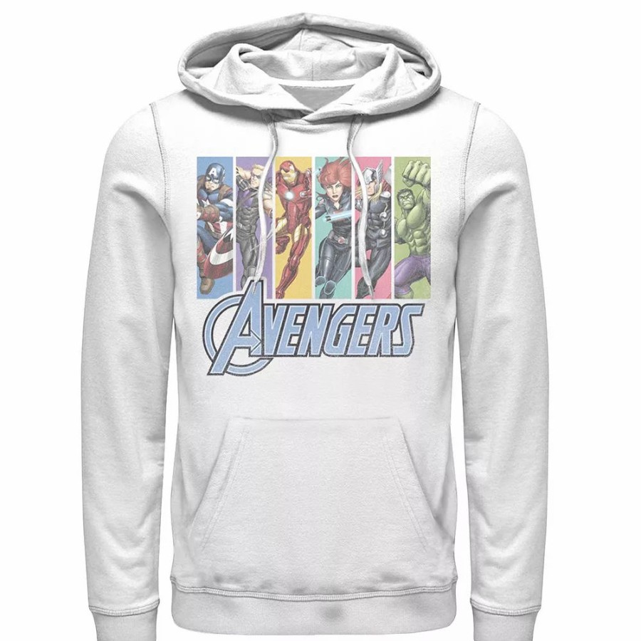 Tops * | Men'S Marvel Avengers Unite Panels Hoodie