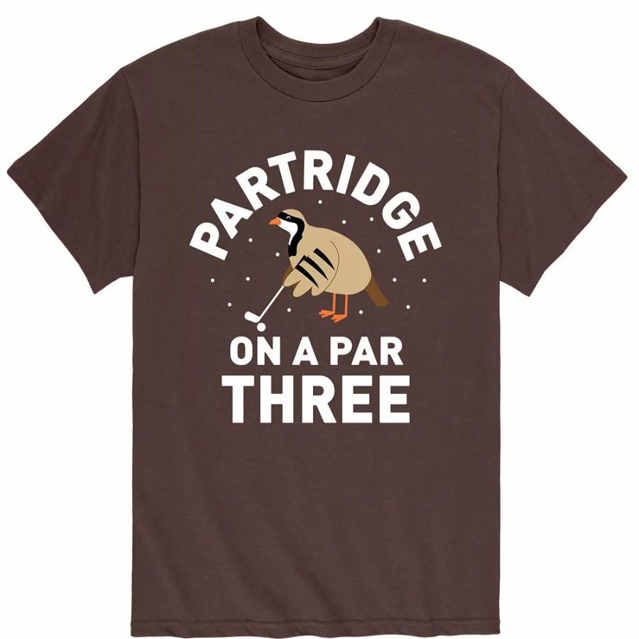 Tops * | Men'S Partridge On A Par Three Tee