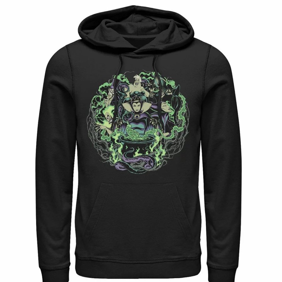 Tops * | Men'S Disney Villians Group Shot Witches Cauldron Smoke Hoodie