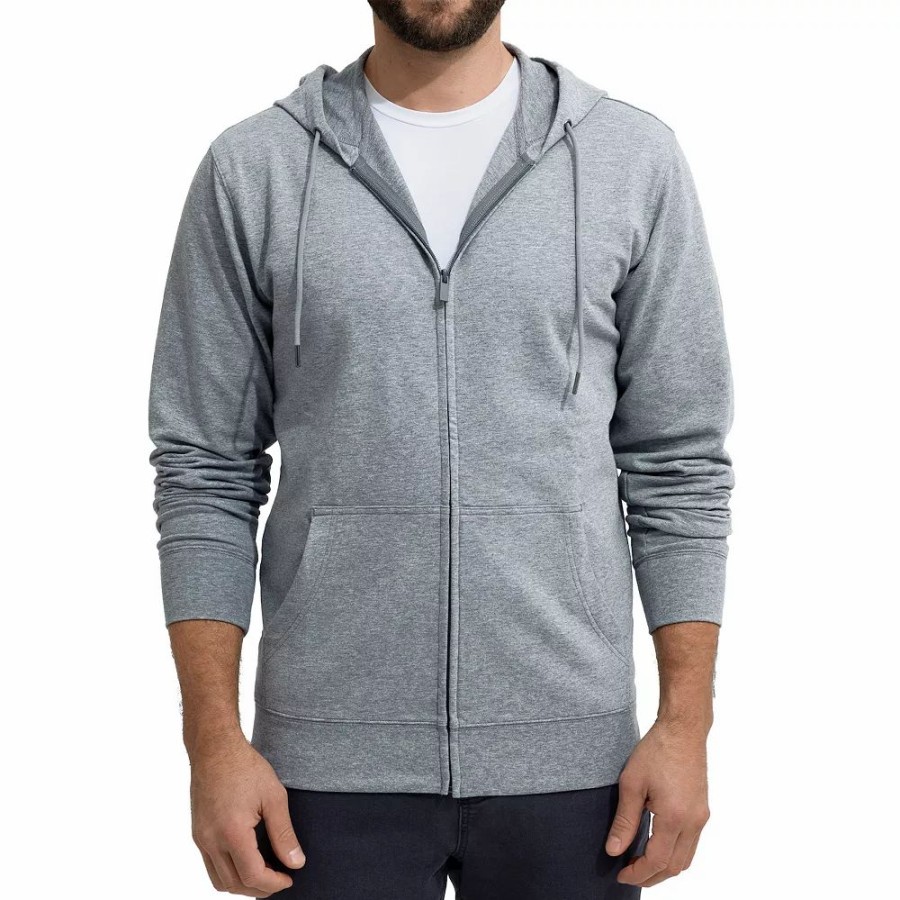 Tops * | Men'S Caliville Cotton Stretch Full-Zip Hoodie