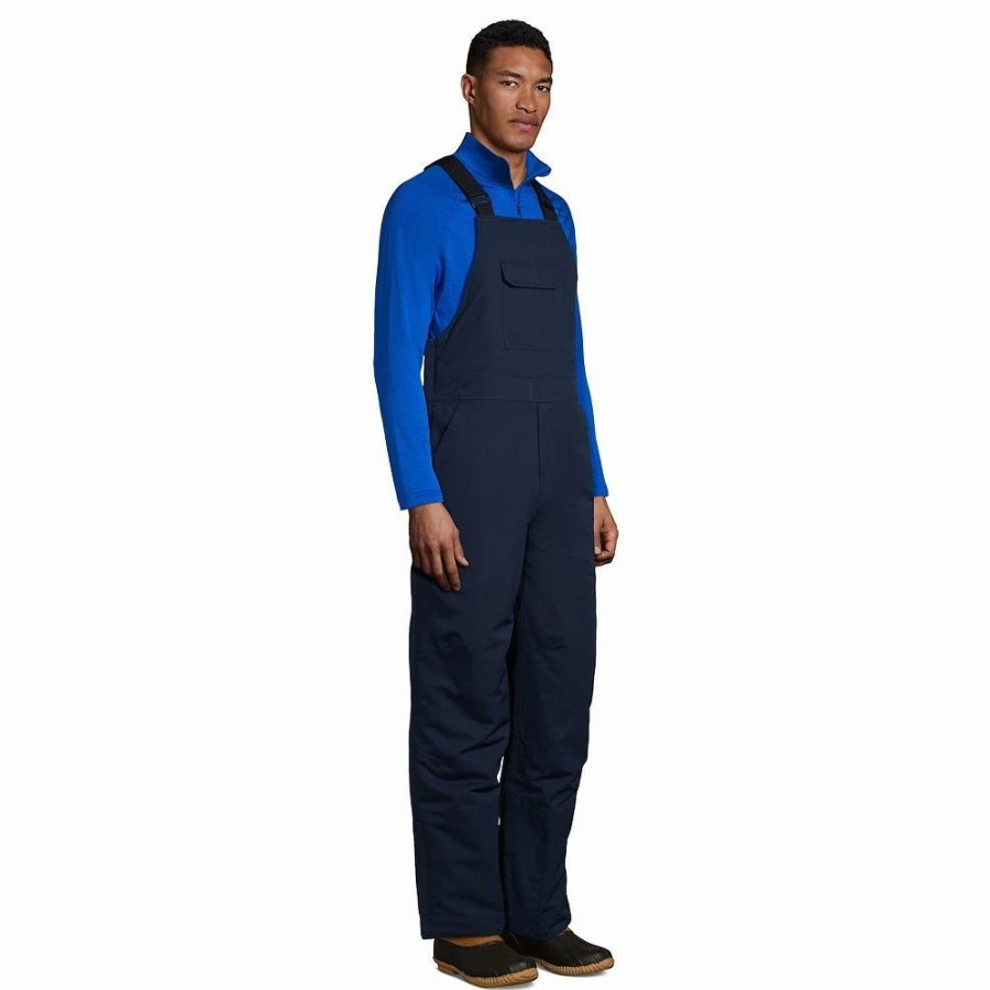 Tops * | Men'S Lands' End Expedition Winter Snow Bibs