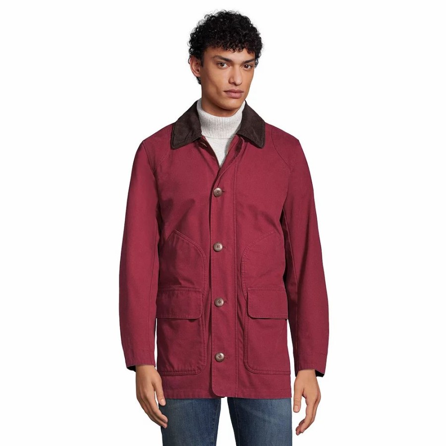 Outerwear * | Men'S Lands' End Tall Barn Coat