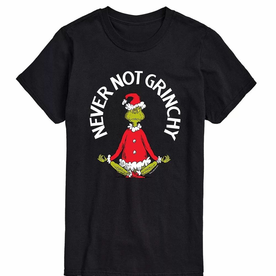 Tops * | Big & Tall Never The Not Grinchy Tee