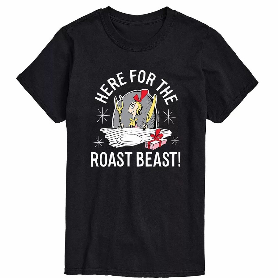 Tops * | Big & Tall Here For The Roast Beast Tee