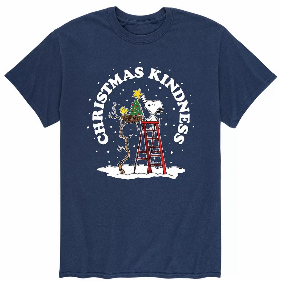 Tops * | Men'S Peanuts Christmas Kindness Tee