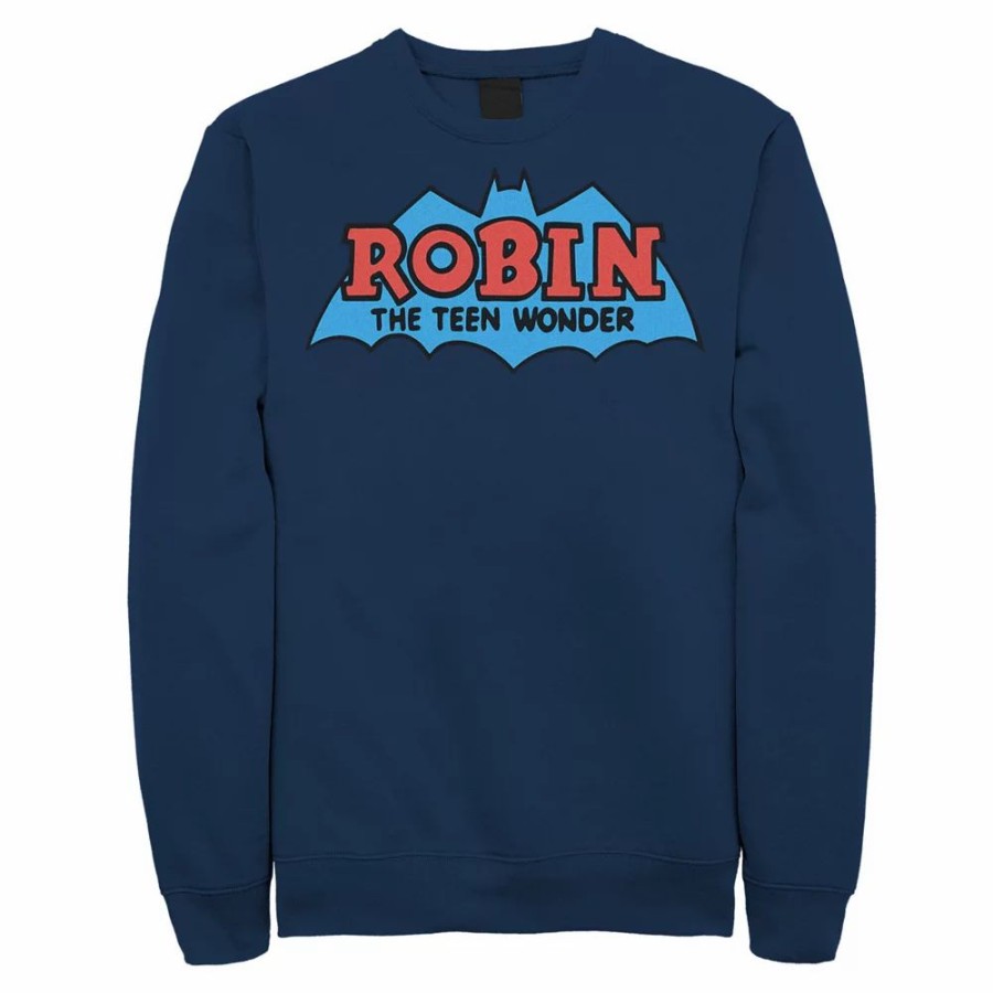 Tops * | Men'S Dc Comics Robin The Teen Wonder Classic Logo Sweatshirt