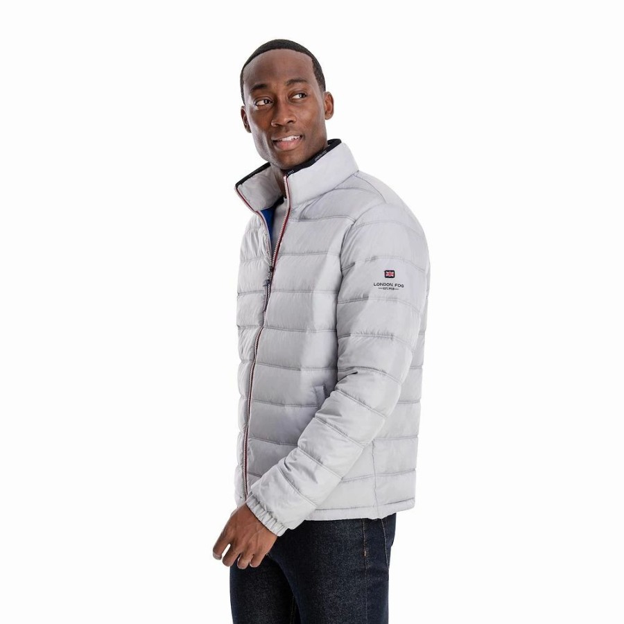 Outerwear * | Men'S London Fog Repreve Quilted Puffer Coat