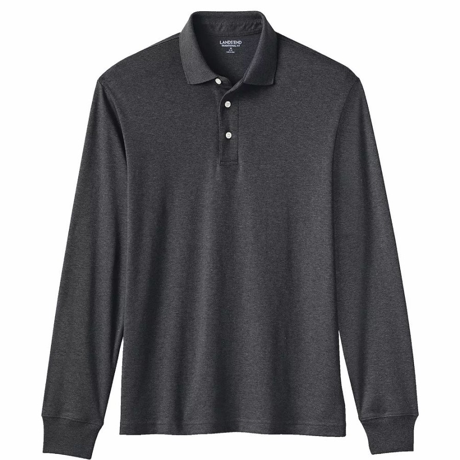 Tops * | Big & Tall Lands' End Super Soft Supima Polo