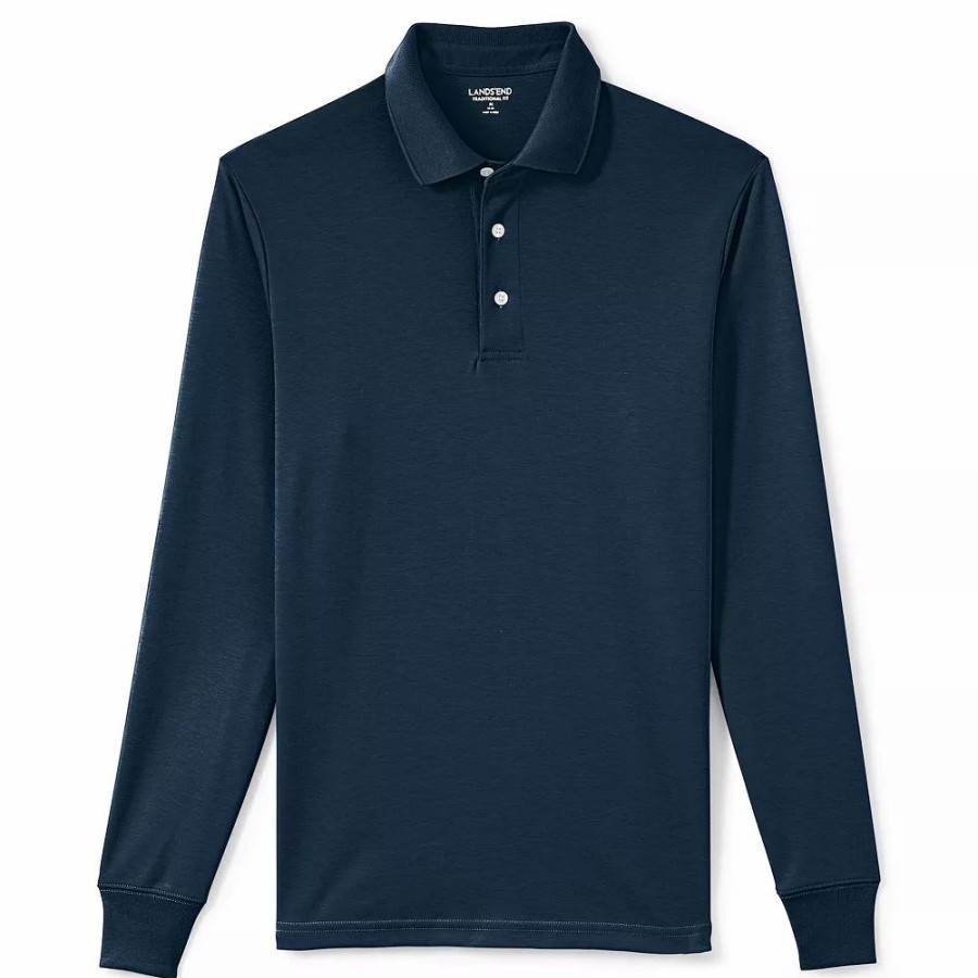 Tops * | Big & Tall Lands' End Super Soft Supima Polo