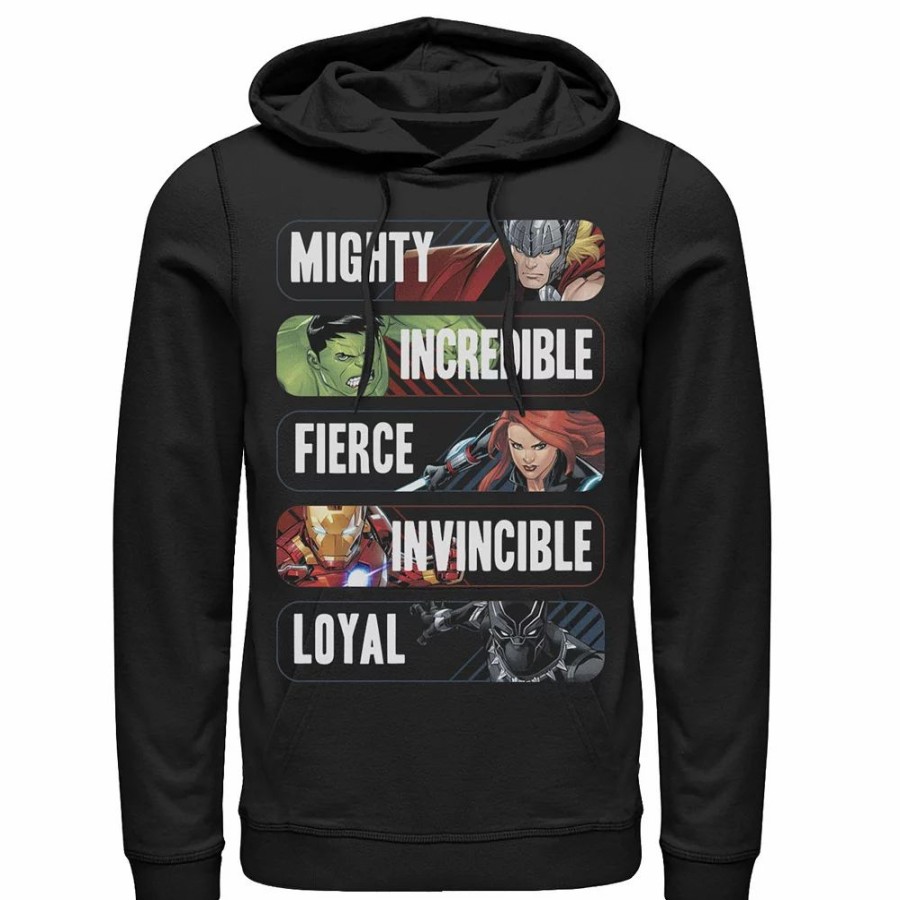 Tops * | Men'S Marvel Avengers Inspirational Group Shot Hoodie