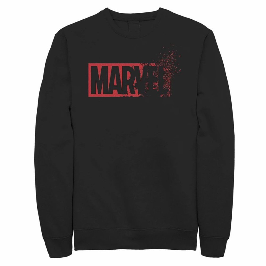 Tops * | Big & Tall Marvel Evaporating Logo Sweatshirt