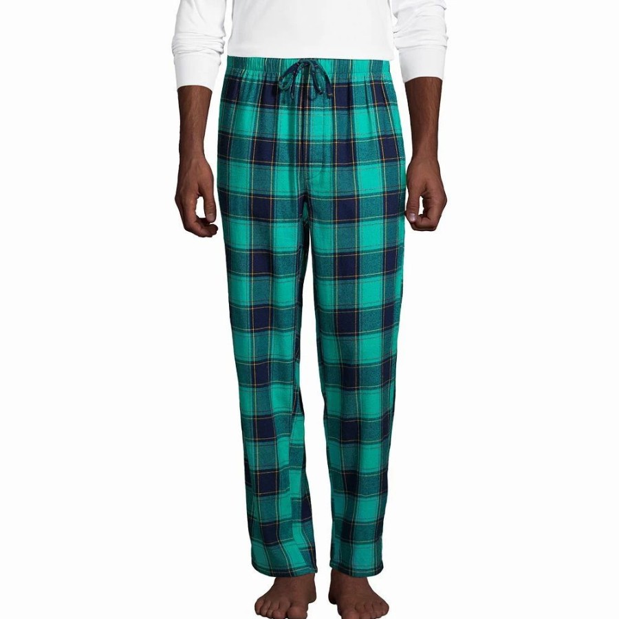 Sleepwear * | Big & Tall Lands' End Flannel Pajama Pants