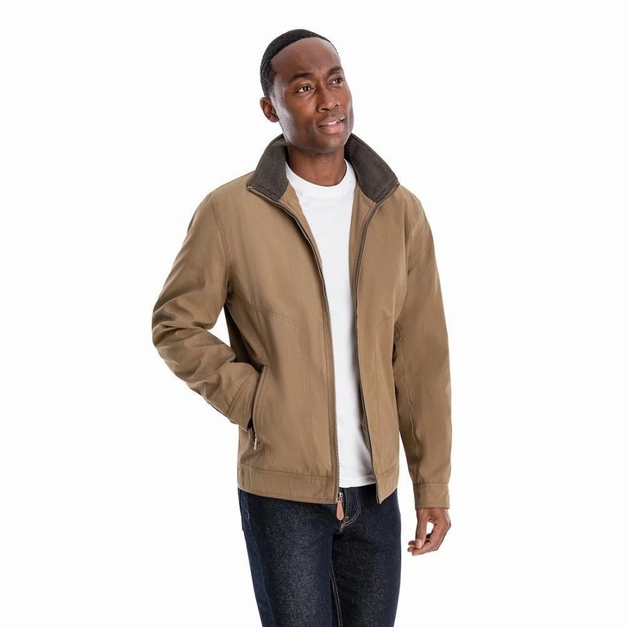 Outerwear * | Men'S Tower By London Fog Microfiber Hipster Coat