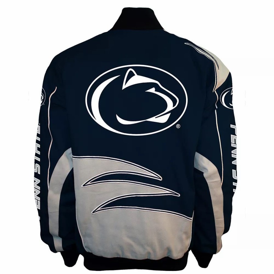 Outerwear * | Men'S Franchise Club Penn State Nittany Lions Shred Twill Jacket