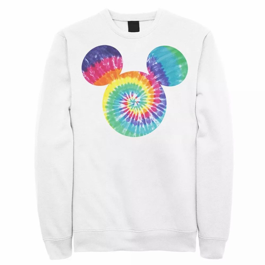 Tops * | Men'S Disney Mickey & Friends Mickey Tie Dye Fill Sweatshirt