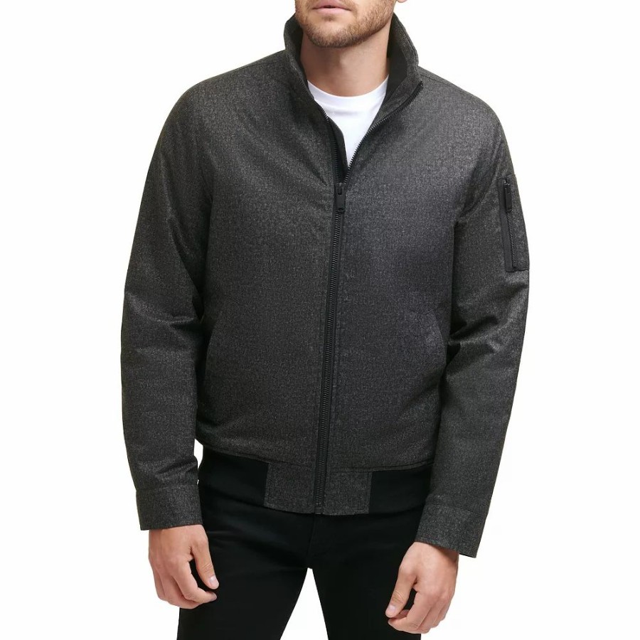 Outerwear * | Men'S Dockers Wool Blend Bomber Jacket