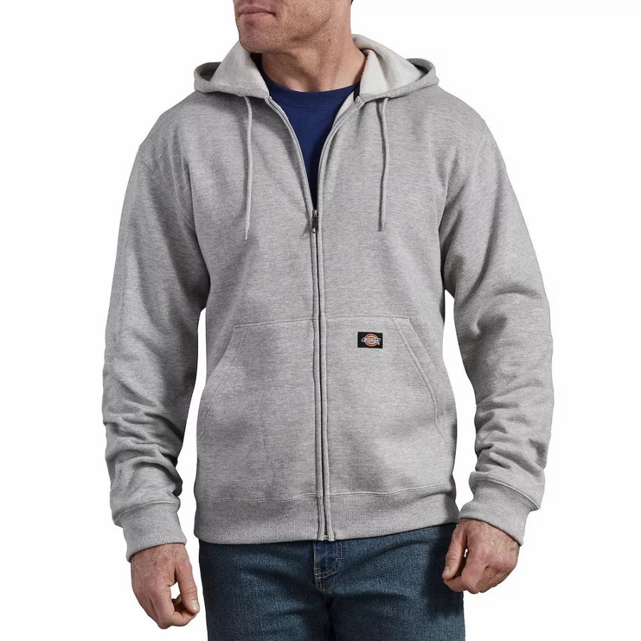 Outerwear * | Big & Tall Dickies Fleece Zip-Front Hoodie