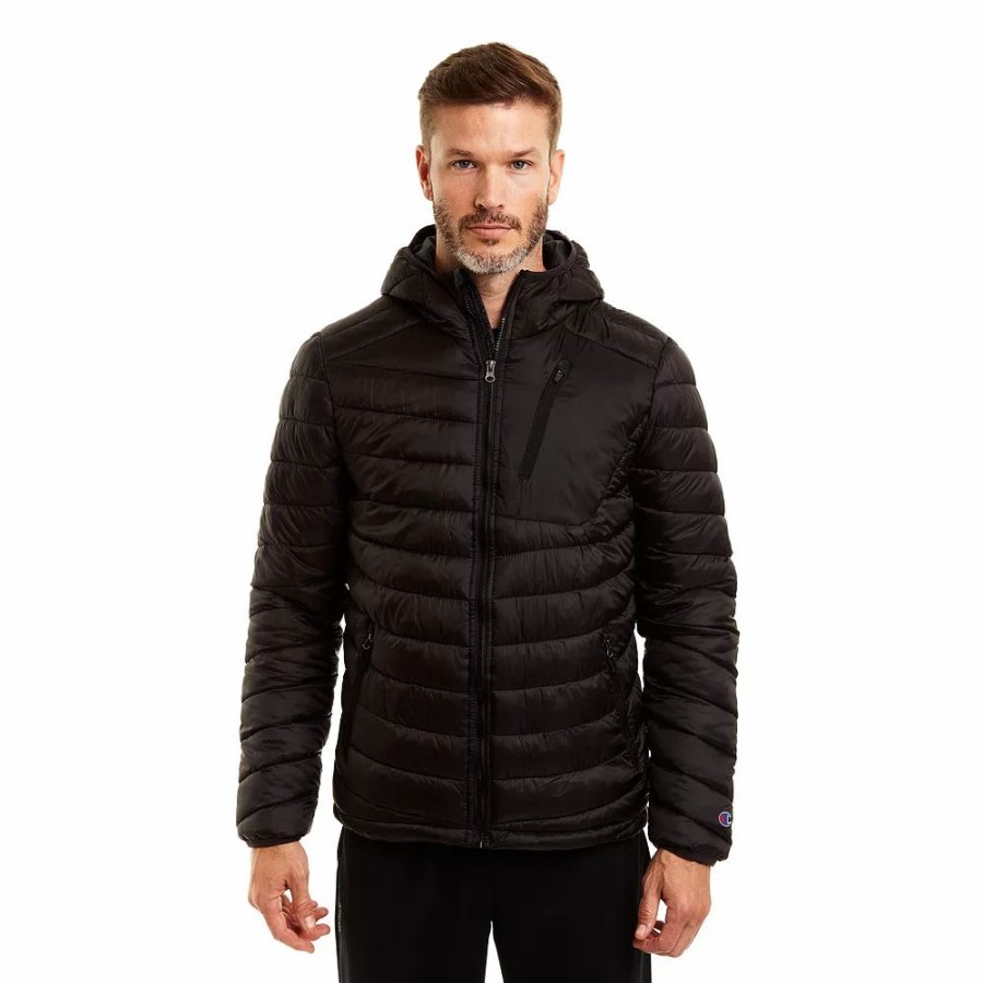 Outerwear * | Men'S Excelled Insulated Hooded Puffer Jacket