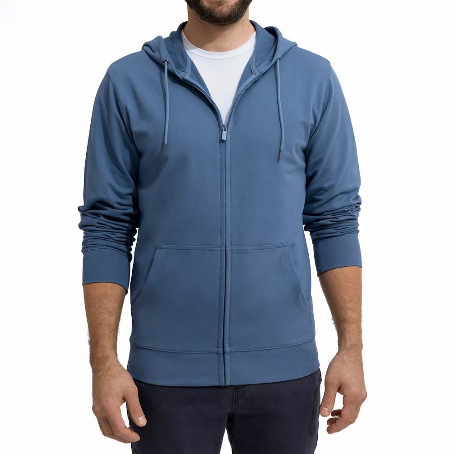 Tops * | Men'S Caliville Cotton Stretch Full-Zip Hoodie