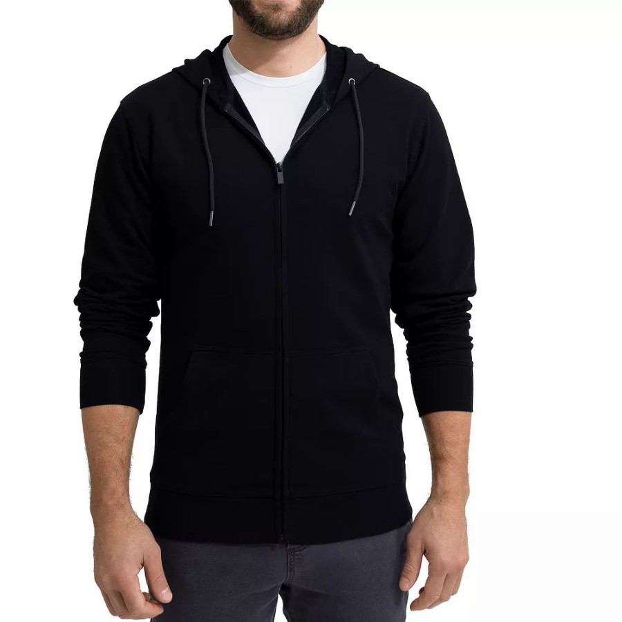 Tops * | Men'S Caliville Cotton Stretch Full-Zip Hoodie