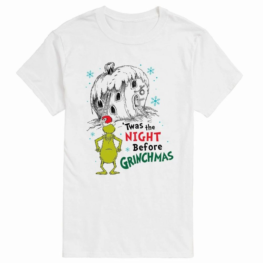 Tops * | Big & Tall Night Before Grichmas Tee