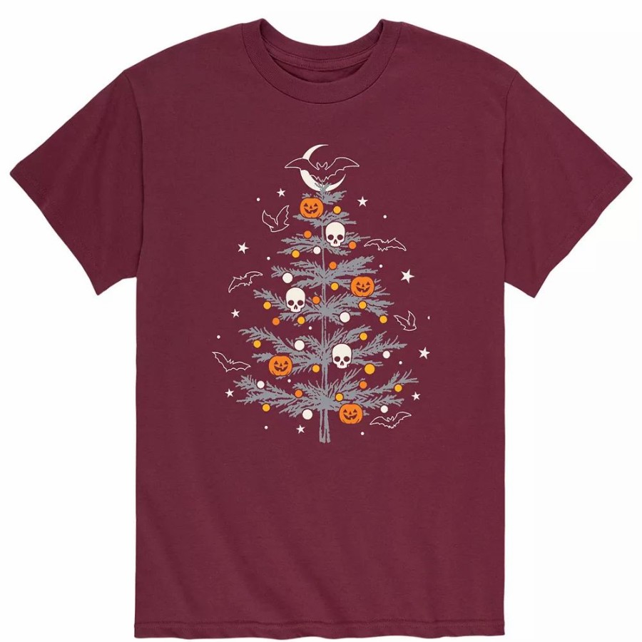 Tops * | Men'S Halloween Christmas Tree Tee