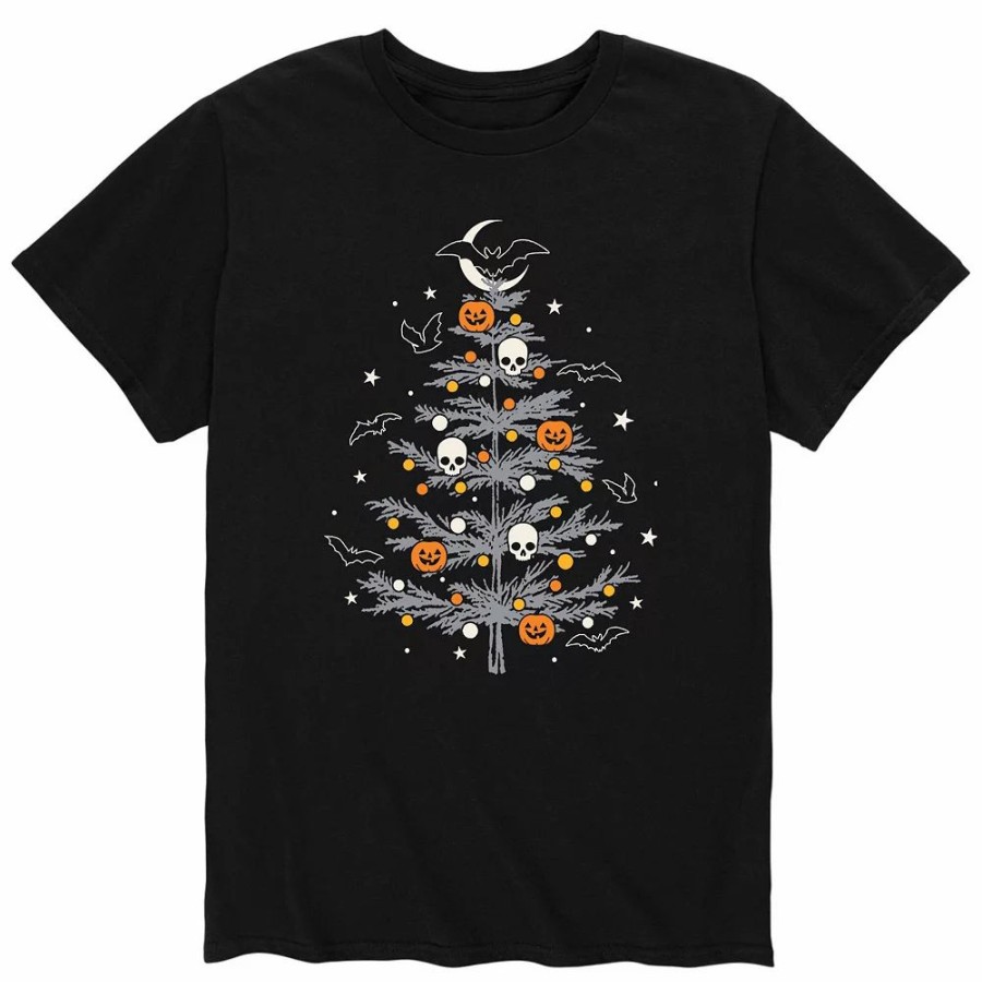 Tops * | Men'S Halloween Christmas Tree Tee