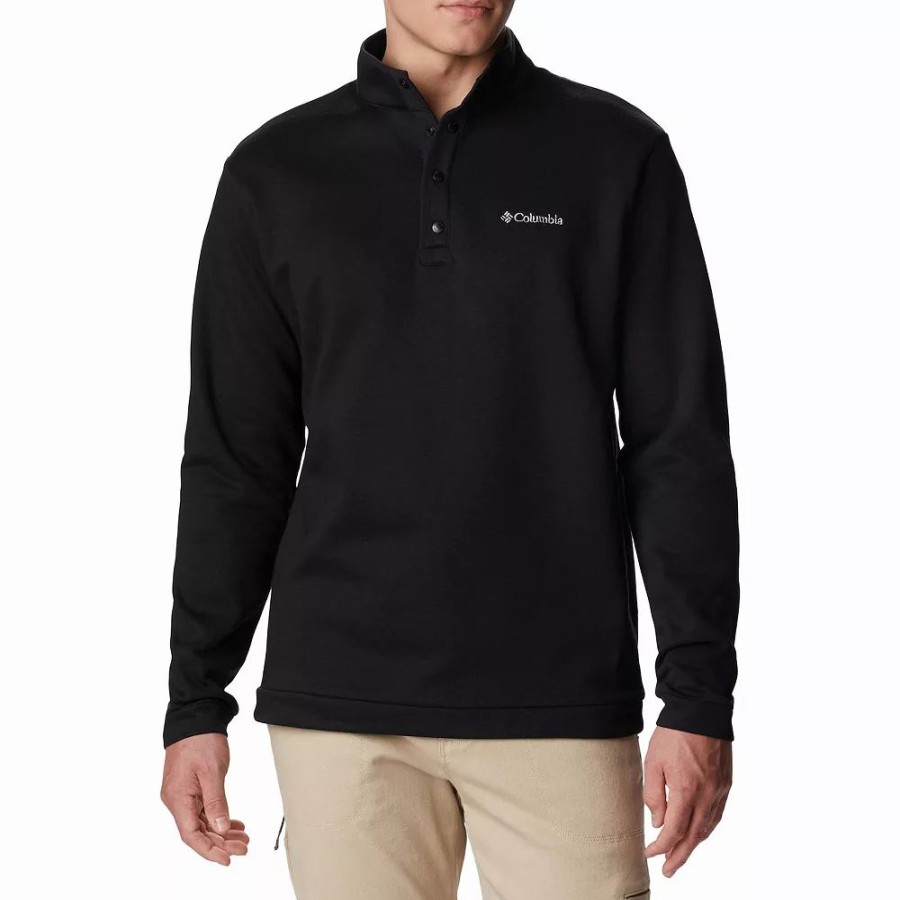 Tops * | Men'S Columbia Hart Mountain Half Snap Shirt