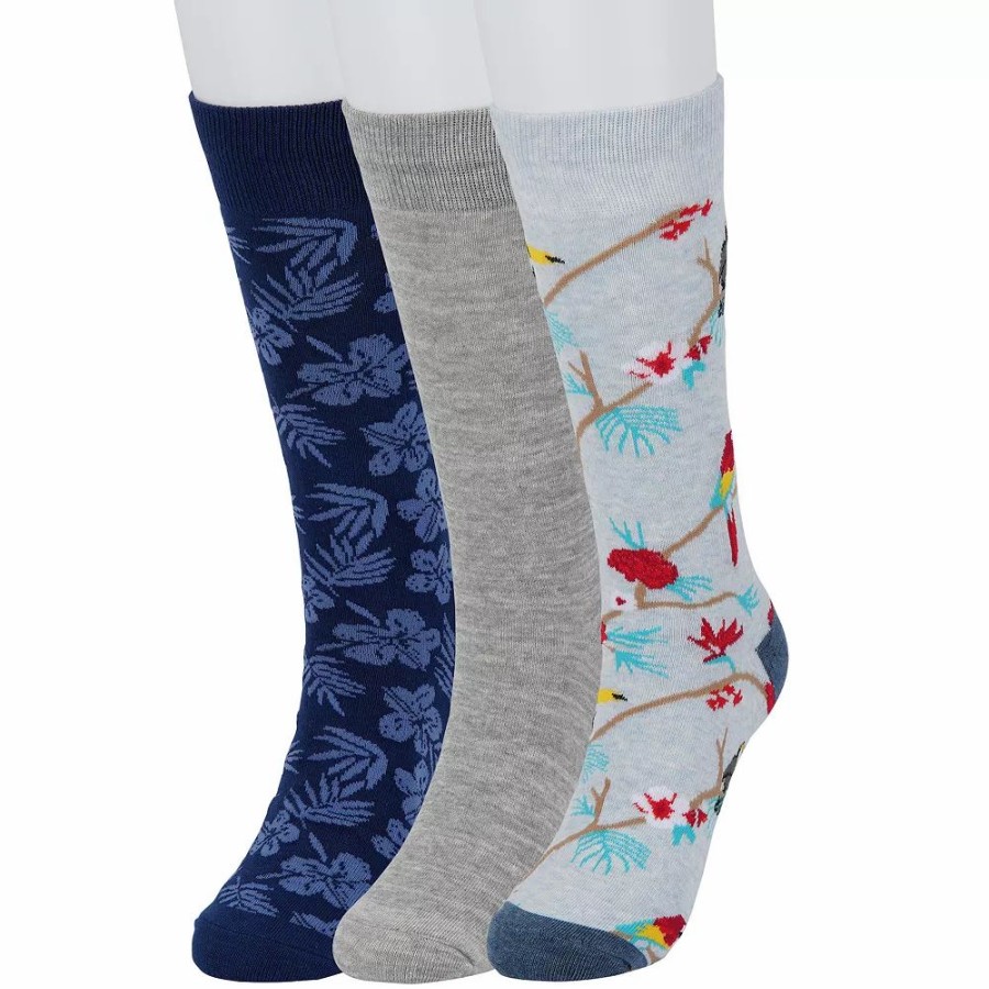 Socks & Hosiery * | Men'S Sonoma Goods For Life 3-Pack Mixed Novelty Socks