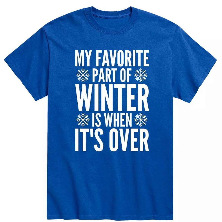 Tops * | Men'S Fav Part When Winter Is Over Tee