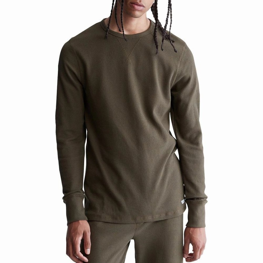 Sleepwear * | Men'S Calvin Klein Modern-Fit Thermal Crewneck Top