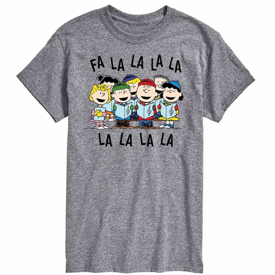 Tops * | Men'S Peanuts Fa La La Tee