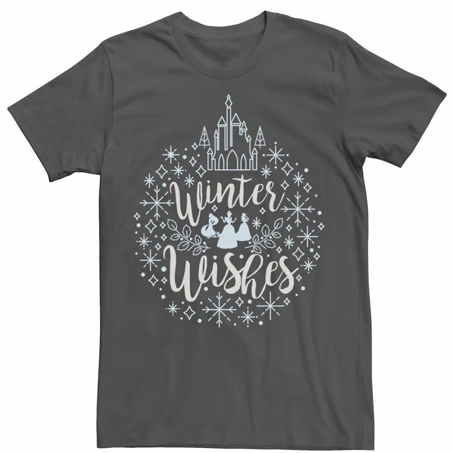 Tops * | Men'S Disney Princesses Winter Wishes Tee